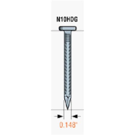Simpson Strong-Tie Simpson Strong Tie N10DHDG 10D x 1.5 in. Smooth Shank Nail 717684